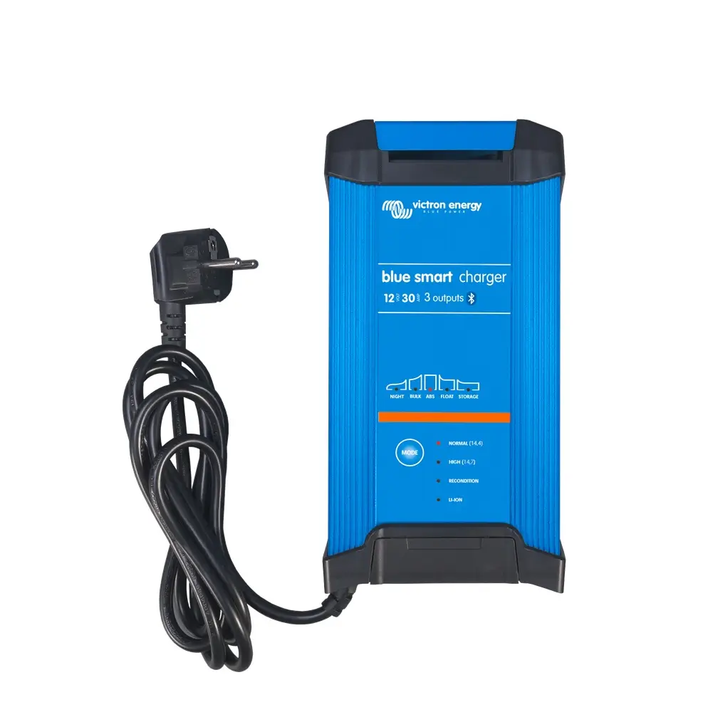 Blue Smart IP22 Charger 12V 30A (3) 230V (front) Blue Smart IP22 Charger 12V 30A (3) 230V (front)