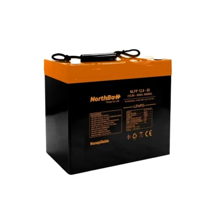 NORTHBATT NLFP 12.8-50 LiFePO4 | 12.8V 50Ah (0.64kWh) | BMS with Bluetooth