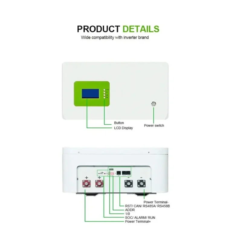 5.12kWh Wall Battery 2