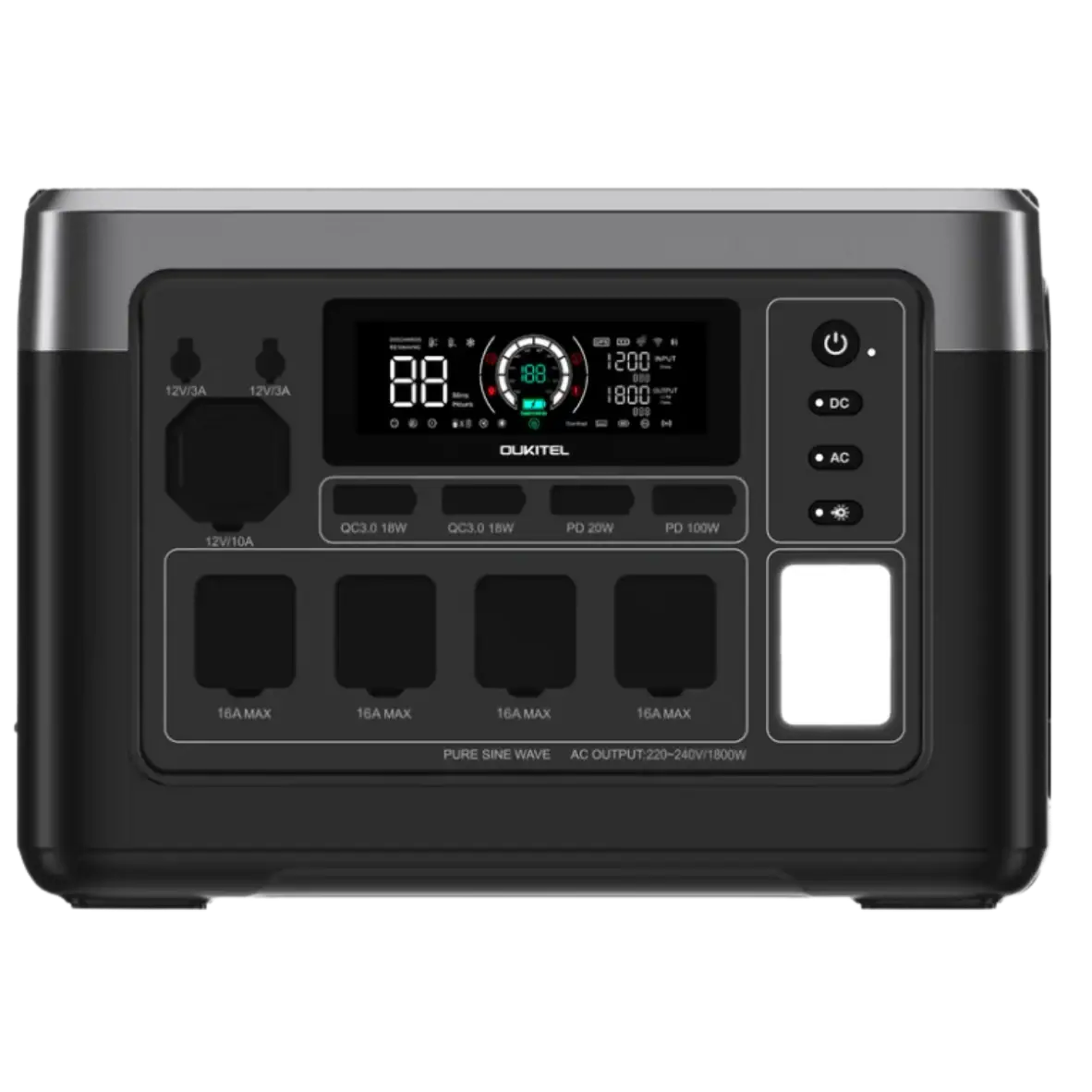 Oukitel Power Station P1000E | 1800W 1024Wh LiFePO4 - Image 1